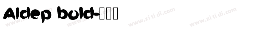 AIdep bold字体转换